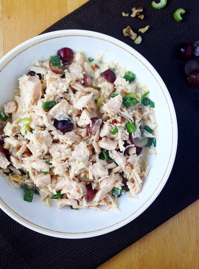 Healthier Chicken Salad - The Small Town Foodie